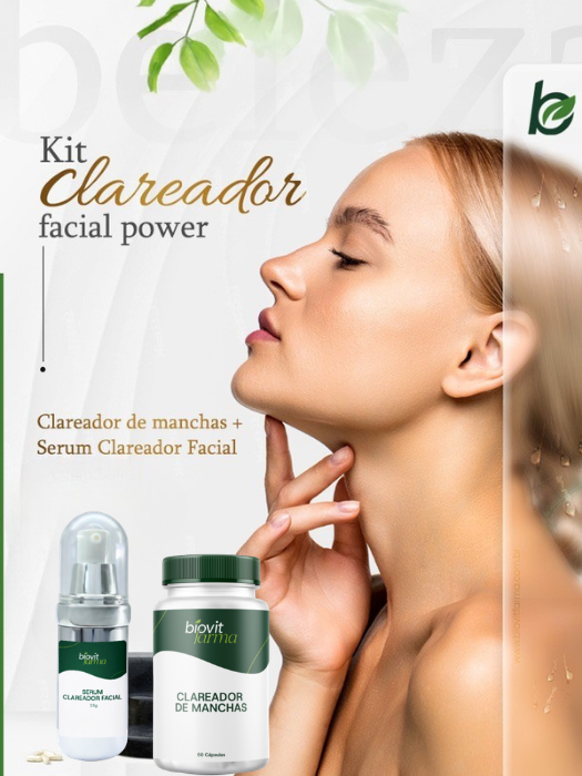 Kit Clareador Facial Power | Biovit