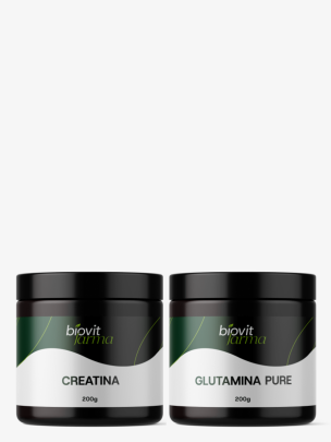 Glutamina 200g + Creatina 200g