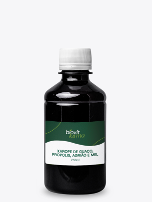 Xarope de Guaco, Própolis, Agrião e Mel 250ml