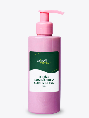 Loção Iluminadora Candy Rosa 200ml