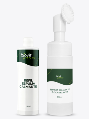 Compre a Espuma Calmante e GANHE o Refil 