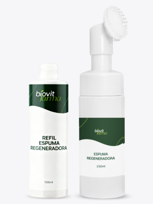 Compre a Espuma Regeneradora e GANHE o Refil 
