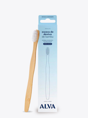 Escova de Dentes Bamboo Adulto Alva