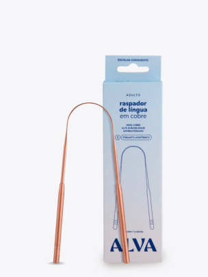 Raspador de Língua de Cobre Alva