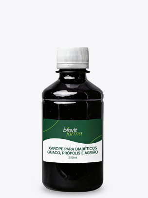 Xarope para Diab&eacute;ticos de Guaco, Pr&oacute;polis e Agri&atilde;o 250ml