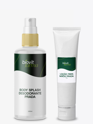 Body Splash Prada 150ml + Loção Hidratante para Mãos 60g