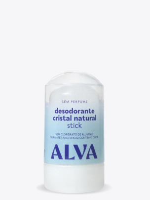 Desodorante Cristal Stick Vegano 60g Alva