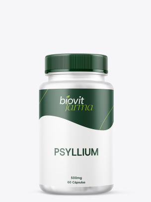 Psyllium 500mg 60 Cápsulas