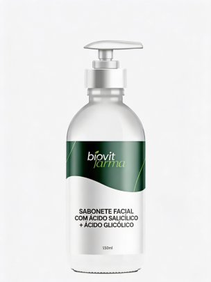 Sabonete Facial com &Aacute;cido Salic&iacute;lico + &Aacute;cido Glic&oacute;lico 150ml