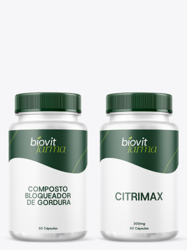 Bloqueador de Gordura 60 Cápsulas + Citrimax 60 Cápsulas