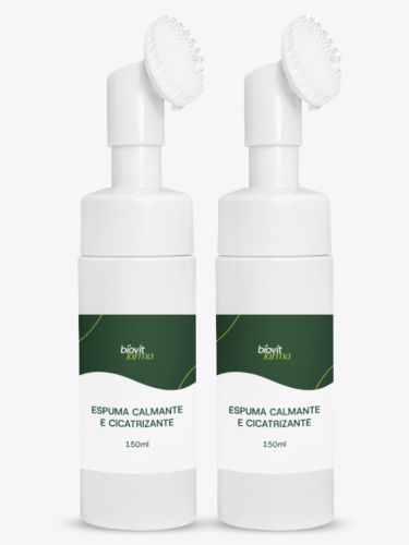 Espuma Calmante e Cicatrizante 150ml 2 Unidades