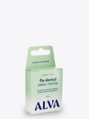 Fio Dental Menta Natural 50m Alva