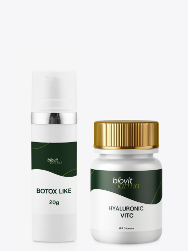 Hyaluronic VitC 120 Cápsulas + Botox Like 20g