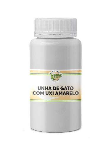 Unha de Gato 250mg + Uxi Amarelo 250mg 60 Cápsulas